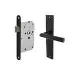Deurbeslag set Ferro met loopslot - voor binnendeur - Moo..., Ophalen of Verzenden, Nieuw, IJzer, Klink of Kruk