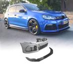 PARE-CHOCS AVANT VOLKSWAGEN VW GOLF 6 R20 NOIR BRILLANT SRA, Auto-onderdelen, Verzenden, Nieuw