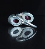 Robijn - Zilver - Ring - Sterling zilver