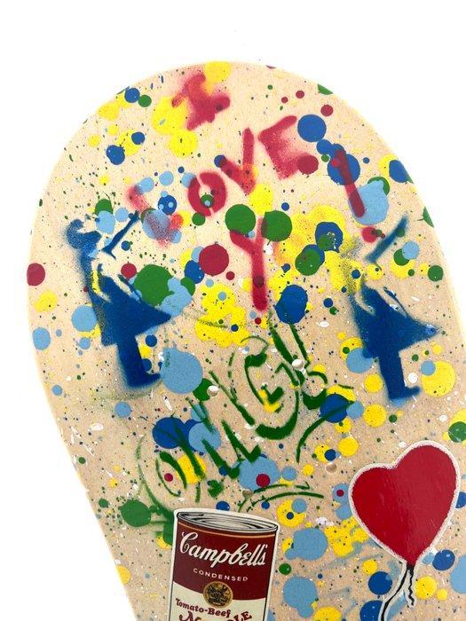 Koen Betjes (1992) - Banksy’s Balloon Girl x Haring, Antiek en Kunst, Kunst | Designobjecten