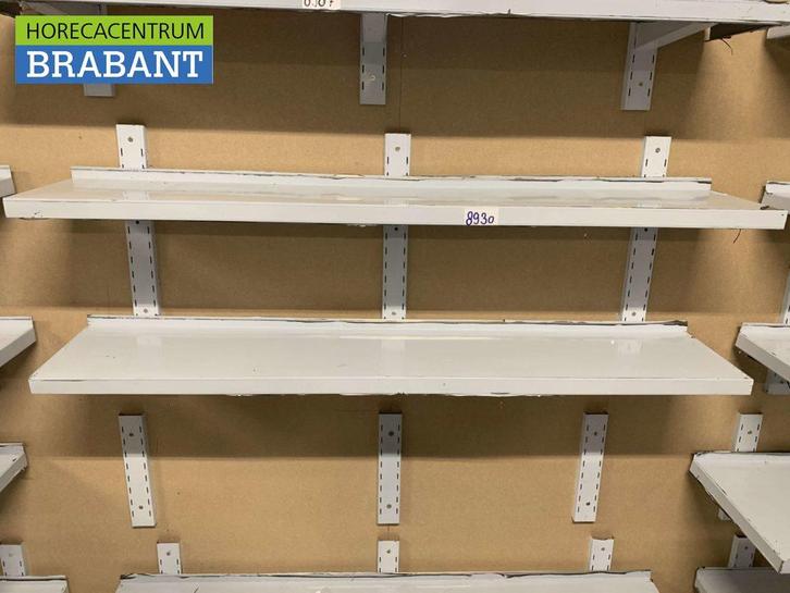 Acier inoxydable Double étagère murale 160 x 30 cm Horeca, Articles professionnels, Horeca | Autre, Envoi