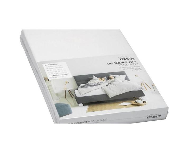 Tempur Hoeslaken Stretch Jersey wit, Huis en Inrichting, Slaapkamer | Beddengoed