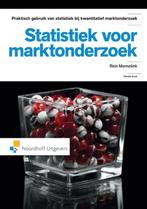 Statistiek voor marktonderzoek 9789001861339, Gelezen, Verzenden, Rein Memelink, Onbekend