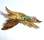 Broche - 18 karaat Geel goud - 0.40ct. tw. Diamant