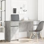 vidaXL Bureau Betongrijs 140x49x76 cm Gelaagd Hout, Huis en Inrichting, Verzenden, Nieuw