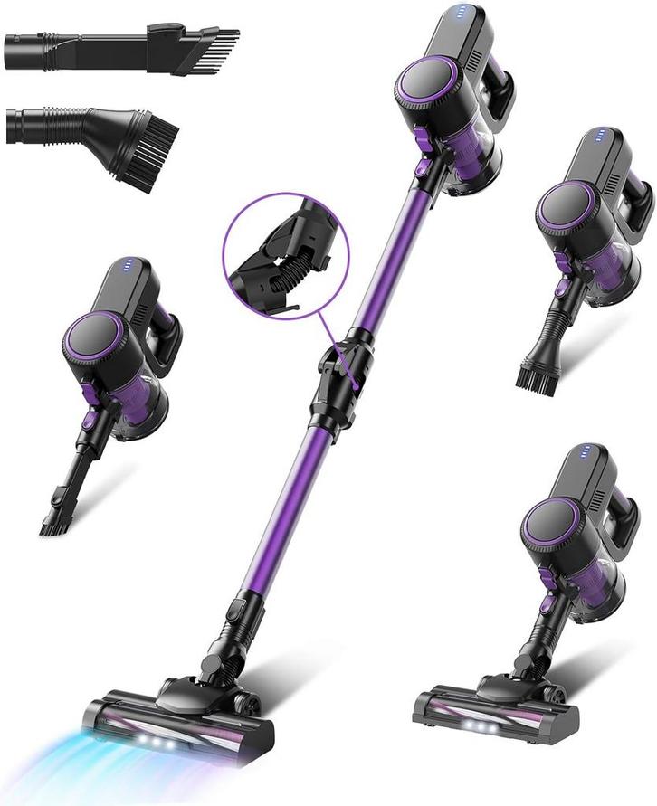 Steelstofzuiger - Draadloos - Stofzuiger Zonder zak - 28KPa, Elektronische apparatuur, Stofzuigers, Nieuw, Verzenden