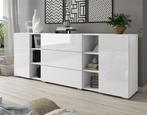 Dressoir wit 190x39x68 lades, Nieuw, 150 tot 200 cm, 25 tot 50 cm, Verzenden