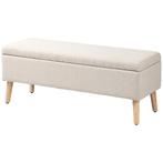 TRUUSK Gestoffeerde Zitbank met Opbergruimte - 110 x 39 x 45, Verzenden, Nieuw
