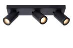 Lucide TAYLOR - Plafondspot LED Dim to warm GU10 3x5W, Verzenden, Nieuw, Netvoeding, Led