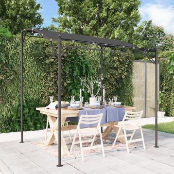 vidaXL Luifel 2x2,3 m 180 g/m² stof en staal, Verzenden