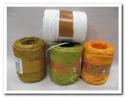 Twisted Raffia koord 150 m rol - wit 51 Twisted Raffia, Huis en Inrichting, Woonaccessoires | Kunstplanten en Kunstbloemen, Nieuw