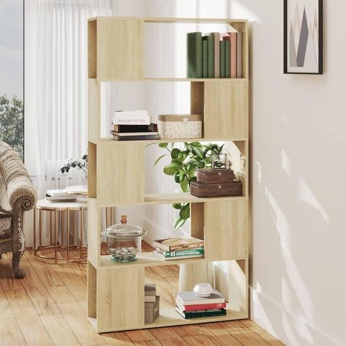 vidaXL Boekenkast/kamerscherm 80x24x155 cm bewerkt hout, Huis en Inrichting, Kasten | Boekenkasten, Nieuw, Verzenden