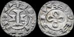 13th cent Ad France Bishopric Melgueil denier no date zilver, Postzegels en Munten, Munten | Europa | Niet-Euromunten, België