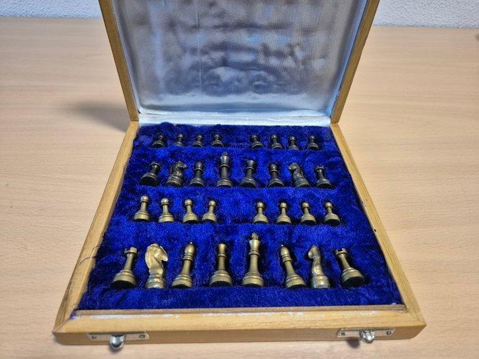 Schaakspel - Messing, Antiek en Kunst, Curiosa en Brocante