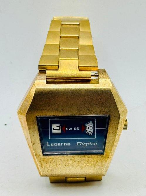 Lucerne Salterello - Jump Hour - Sans Prix de Réserve -, Handtassen en Accessoires, Horloges | Heren