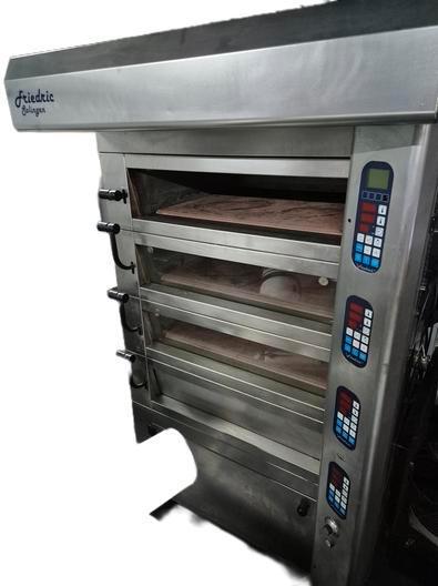 VEILING: 4 deck bakery oven Friedrich Solingen, Zakelijke goederen, Horeca | Keukenapparatuur, Gebruikt, Ovens, Microgolfovens en Steamers