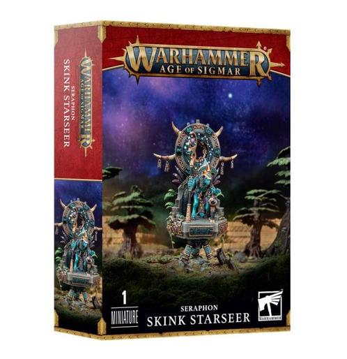 Seraphon Skink Starseer (Warhammer Age of Sigmar nieuw), Hobby en Vrije tijd, Wargaming, Ophalen of Verzenden