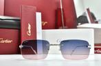 Cartier - New Cartier rimless sunglasses glasses C decor, Nieuw