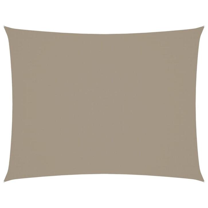 Zonnedoek 3x6m Taupe | OP = OP | 46%, Tuin en Terras, Schaduwdoeken, Nieuw, Verzenden