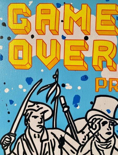 JOHANNE 8 (1974) - La Liberté Game Over (d’après l’œuvre de, Antiek en Kunst, Kunst | Schilderijen | Modern