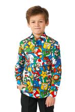 Super Mario Overhemd Jongen OppoSuits, Kinderen en Baby's, Carnavalskleding en Verkleedspullen, Nieuw, Verzenden