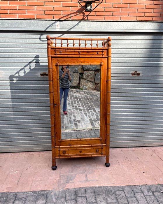 Kast - Vurenhout, Beuken, Bamboe, Kristal, Antiek en Kunst, Antiek | Overige Antiek