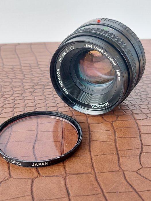 Minolta MD Rokkor 1,7/50mm | Prime lens, Audio, Tv en Foto, Fotocamera's Analoog