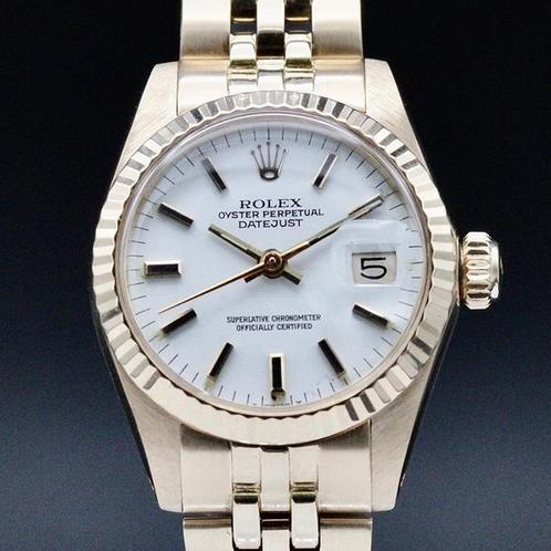 Rolex Lady-Datejust 26 6927 uit 1980, Handtassen en Accessoires, Horloges | Dames, Verzenden