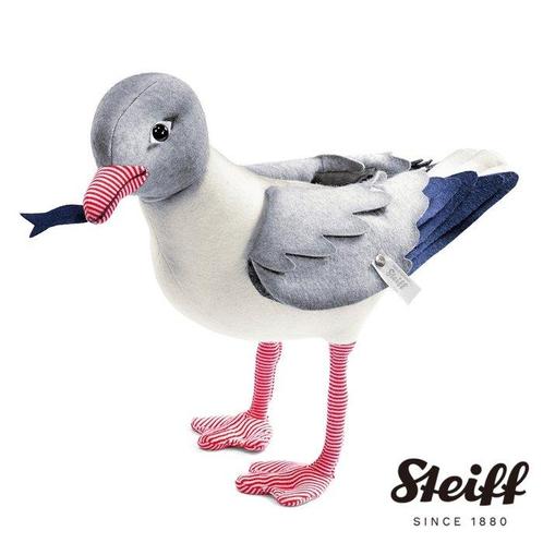 Steiff - Teddybeer Filzmöwe / Sea Gull EAN 035432 -, Antiek en Kunst, Antiek | Speelgoed