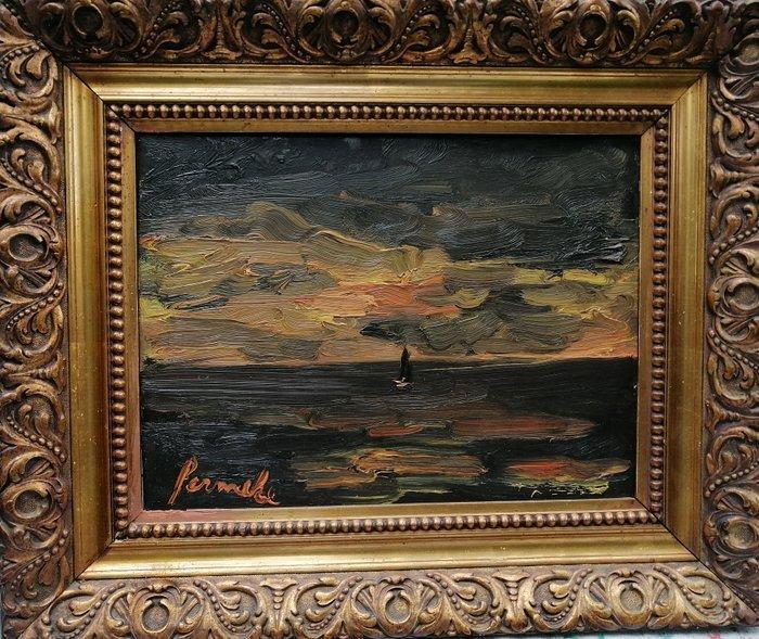 Constant Permeke (1886-1952) - Avondstemming op zee, Antiek en Kunst, Kunst | Schilderijen | Klassiek