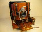 sanderson wooden balg camera + brass lens | Appareil photo, Audio, Tv en Foto, Fotocamera's Analoog, Nieuw