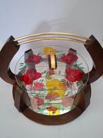 Bonbon mand - Verre met de hand geschilderd