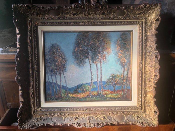 Giulio Romano Vercelli (1871-1951) - Paesaggio, Antiek en Kunst, Kunst | Schilderijen | Klassiek