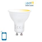 Slimme LED Spot - GU10 - Dimbaar - CCT - 5W vervangt 35W -, Huis en Inrichting, Nieuw, Verzenden