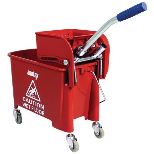 Rol emmer met wringer rood | 20L | Met opvangbak en rooster, Zakelijke goederen, Horeca | Keukenapparatuur, Nieuw in verpakking