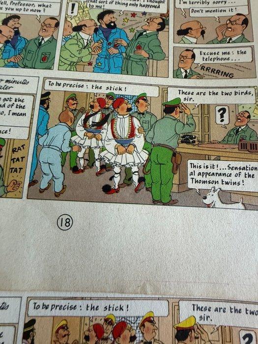 Hergé - Objectif Lune - 3 tirages de couleurs successifs ,, Boeken, Stripverhalen