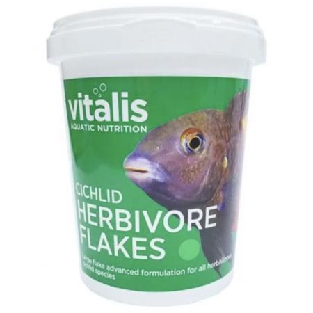 Vitalis Cichlid Herbivore Flakes 250g, Animaux & Accessoires, Poissons | Aquariums & Accessoires, Envoi
