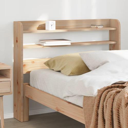 vidaXL Tête de lit avec étagères 100 cm bois massif de, Maison & Meubles, Chambre à coucher | Lits, Neuf, Envoi