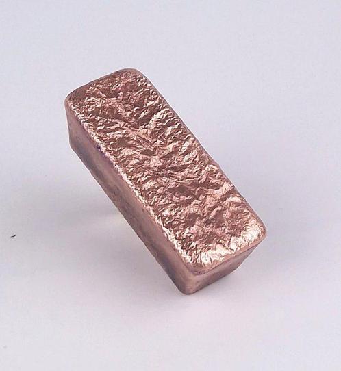 1 kilogram koper - .999 - Fonderie Heracles - Frankrijk., Postzegels en Munten, Edelmetalen en Baren
