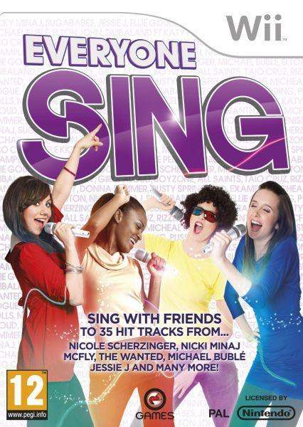 Everyone Sing-Standaard (Wii) Gebruikt, Games en Spelcomputers, Games | Nintendo Wii, Ophalen of Verzenden