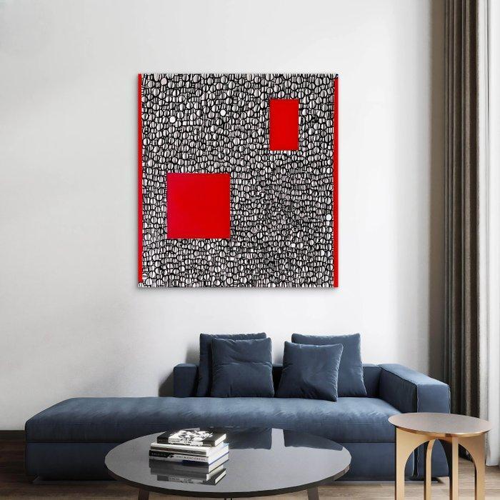 Pietro Fight - Finestre a luci rosse, Antiek en Kunst, Kunst | Schilderijen | Modern