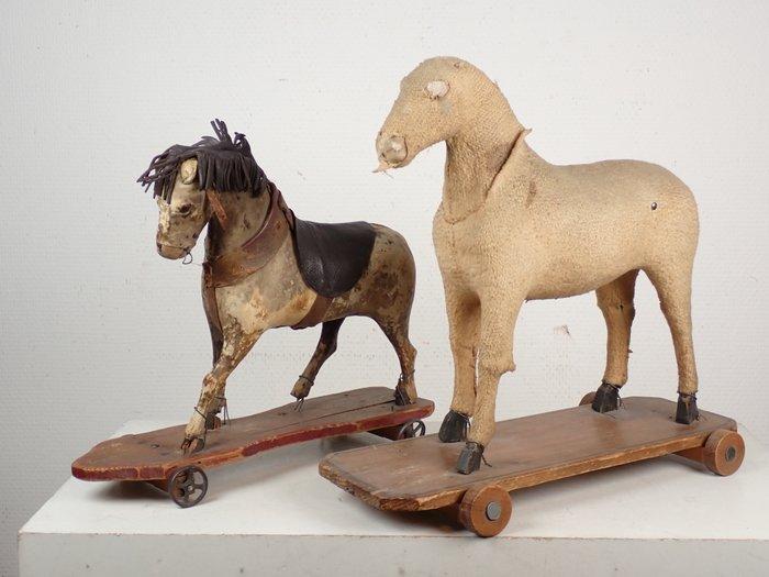 Unknown Manufacturer - Animal jouet - Two Early 20th Century, Antiquités & Art, Antiquités | Jouets