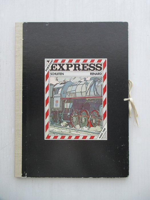 Schuiten / Renard - Express- Signé - 1 portfolio - Beperkte, Livres, BD