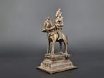 Beeld, Shiva (Khandoba) 17/18th c. - 14.5 cm - Brons, Antiek en Kunst