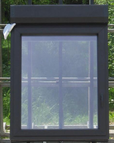 pvc raam , chassis , kozijn 100 x 139 met rolluik zwartbruin, Doe-het-zelf en Bouw, Raamkozijnen en Schuifdeuren, Inclusief glas