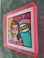 KIRAS - OMG! GIRL FASHION LOVE 25x25cm, Antiek en Kunst, Kunst | Schilderijen | Modern