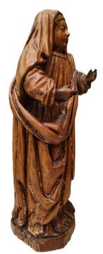 Sculpture, Saint Anne - 43 cm - Tilleul