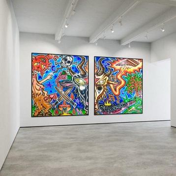 Doped Out M - Capricorn - Diptych - 100% Original
