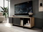 Meubella TV-Meubel Jonna eiken 160x44x54 cm, Huis en Inrichting, Kasten |Televisiemeubels, Overige materialen, Verzenden, 150 tot 200 cm