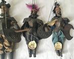 Pupo  - Figurine - 4 marionnettes siciliennes faites main